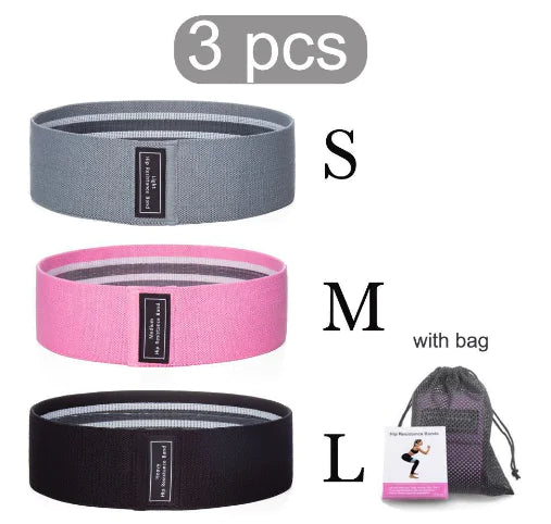 Polyester Latex Hip Resistance Band for Squat Yoga