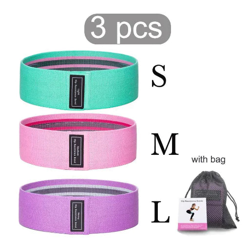 Polyester Latex Hip Resistance Band for Squat Yoga