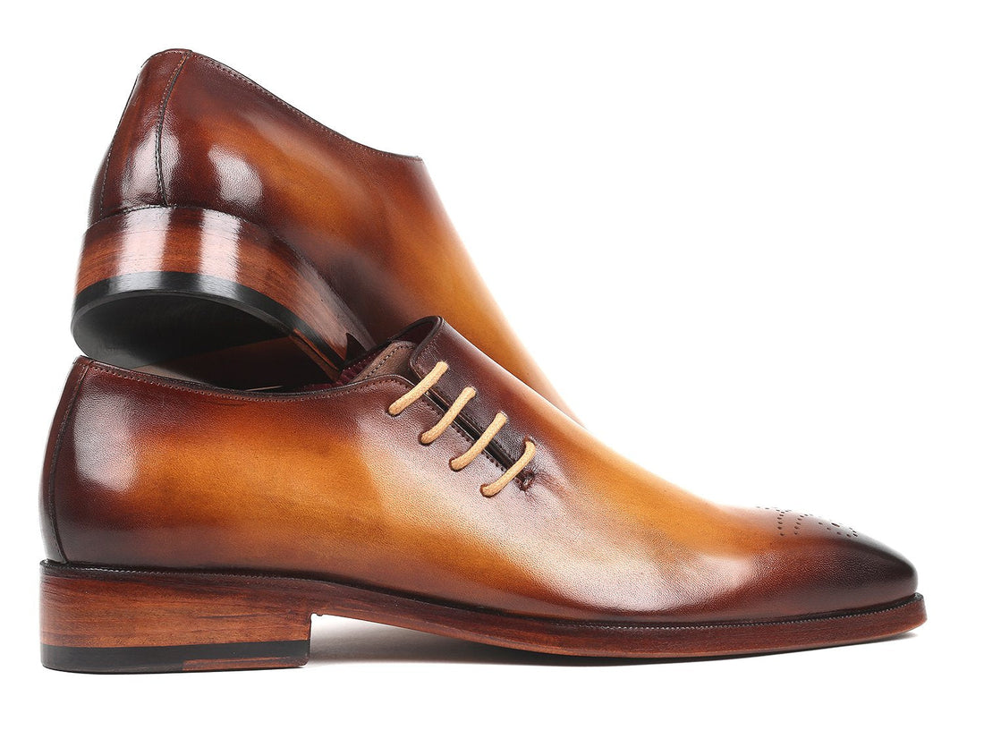Paul Parkman Side Lace Oxfords Brown & Camel (ID