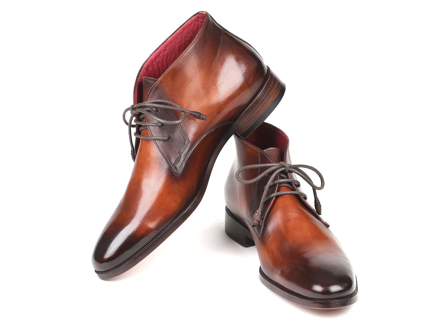Paul Parkman Chukka Boots Camel & Brown (ID