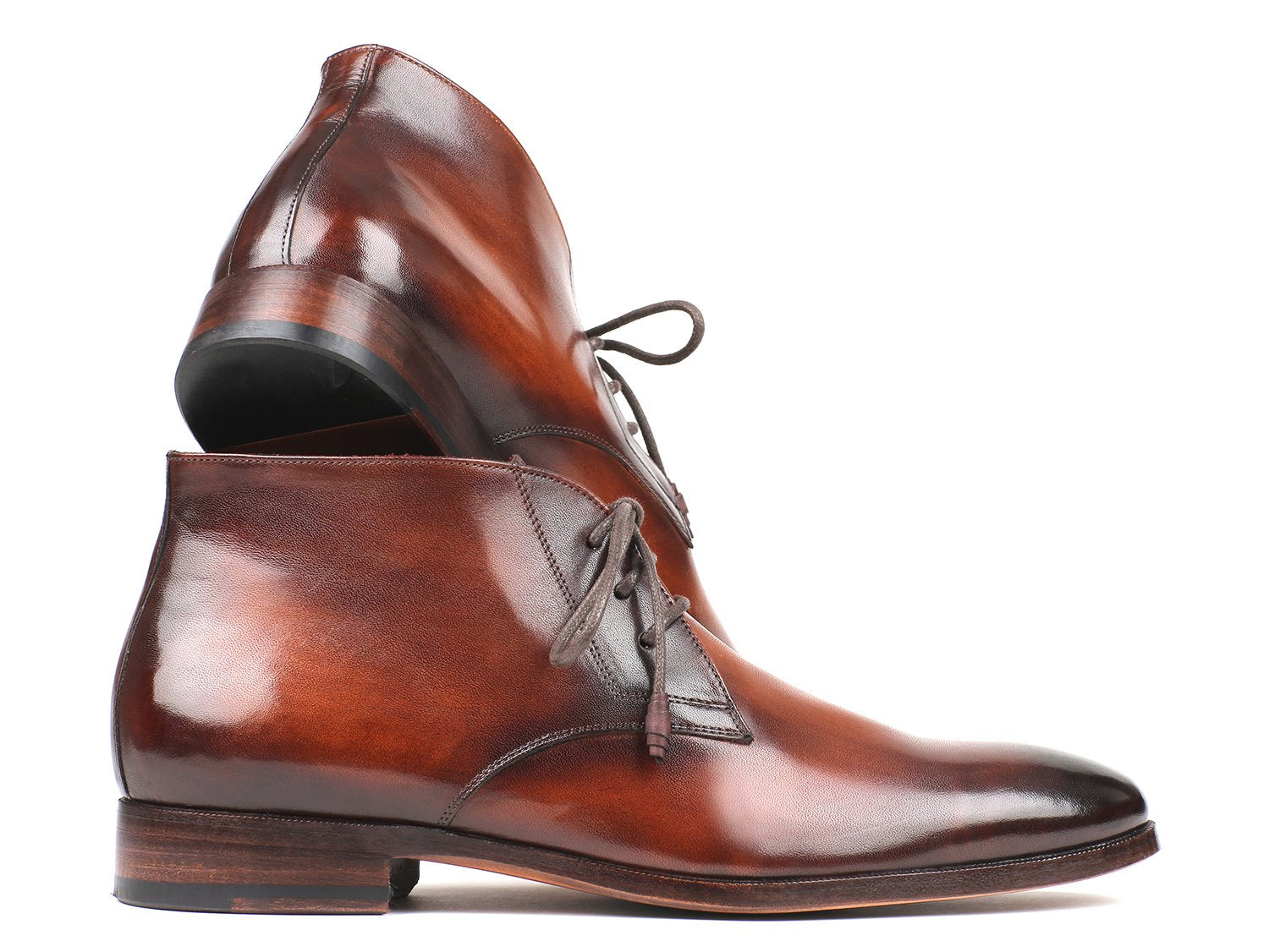 Paul Parkman Chukka Boots Camel & Brown (ID