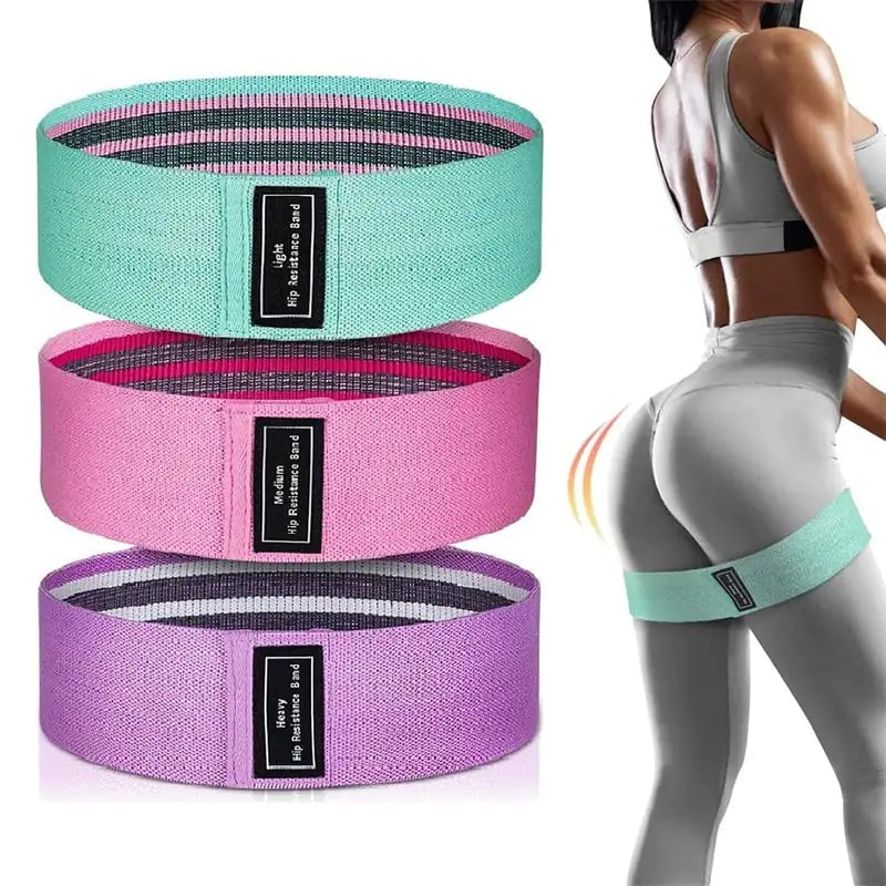 Polyester Latex Hip Resistance Band for Squat Yoga