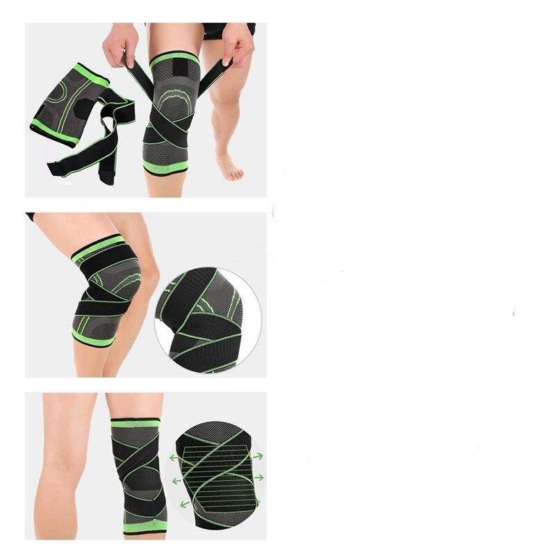 Pressurized Elastic Compression Knee Pads