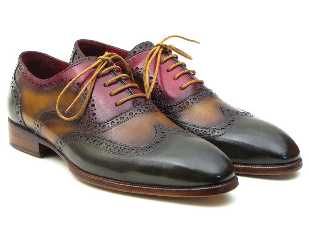 Paul Parkman Three Tone Wingtip Oxfords (ID