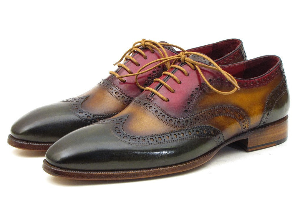 Paul Parkman Three Tone Wingtip Oxfords (ID