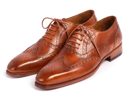 Paul Parkman Wingtip Oxfords Mid Brown (ID