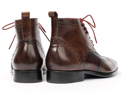 Paul Parkman Wingtip Ankle Boots Brown (ID