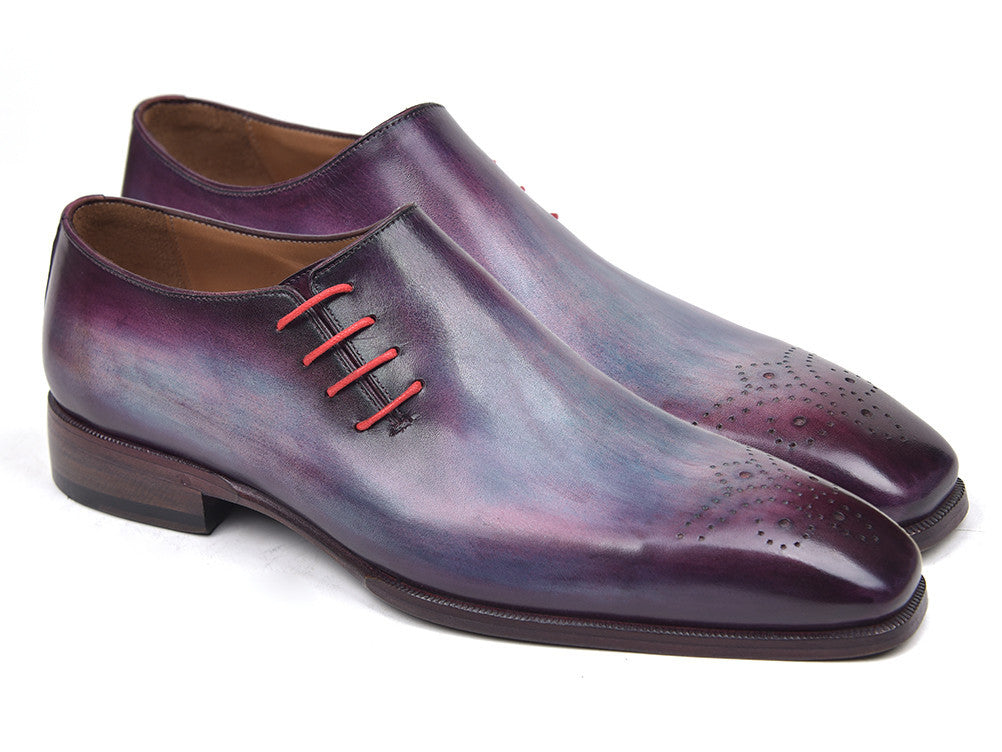 Paul Parkman Side Lace Oxfords Purple (ID