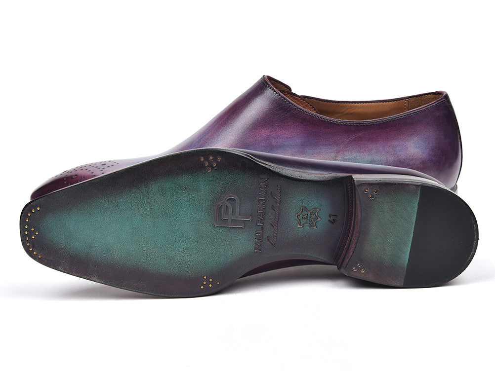 Paul Parkman Side Lace Oxfords Purple (ID