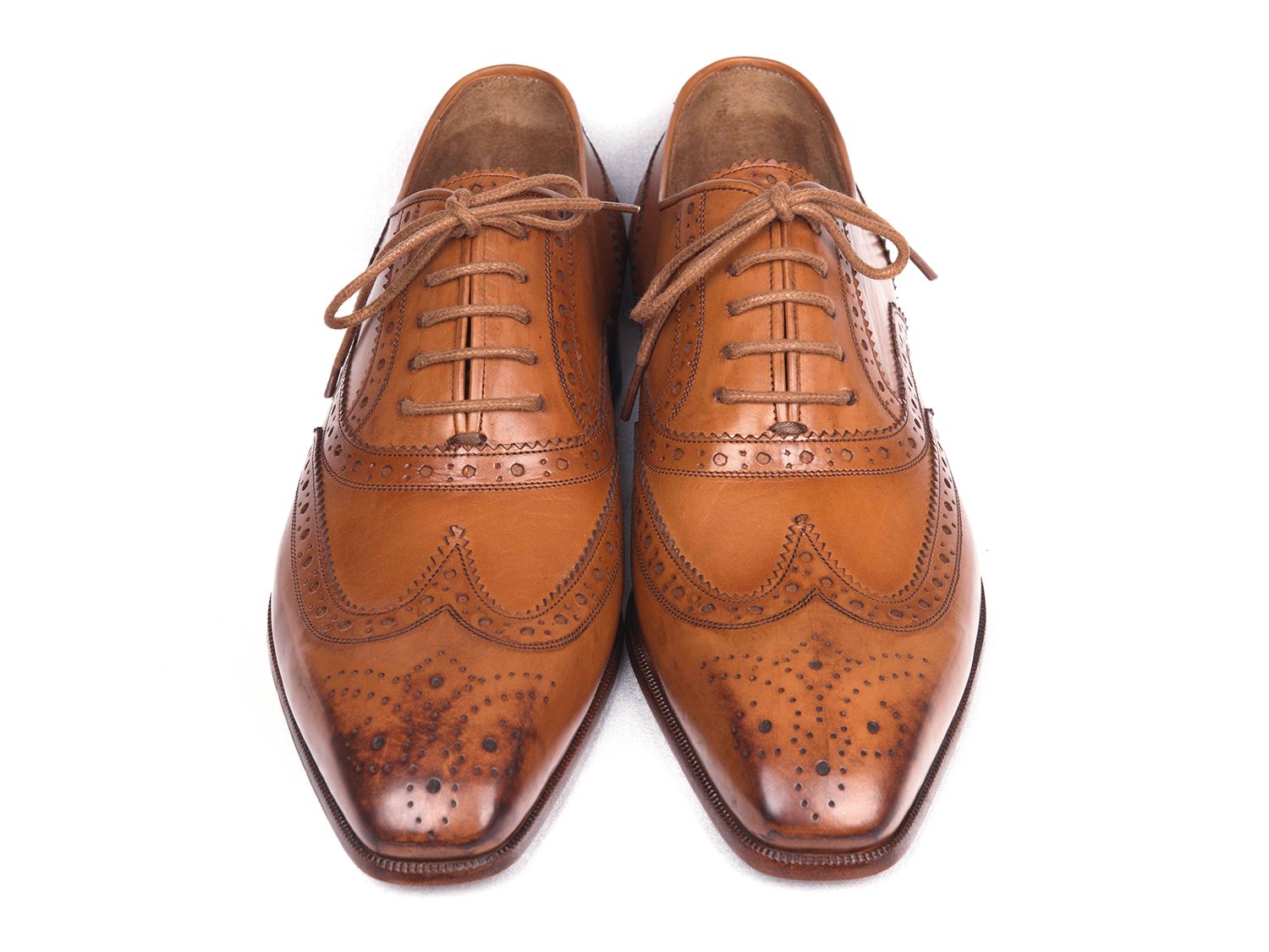 Paul Parkman Wingtip Oxfords Cognac (ID