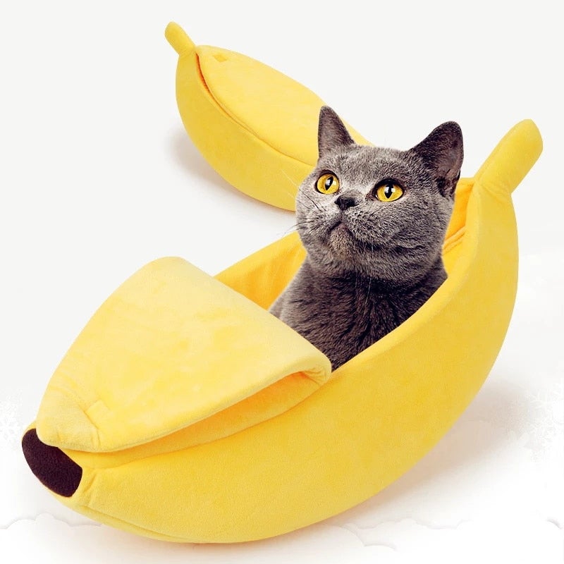 Banana Pet Bed – Funny Dog &amp; Cat House