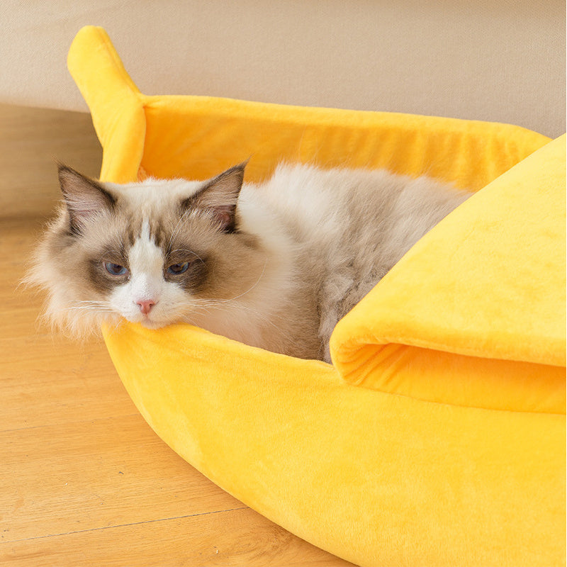 Banana Pet Bed – Funny Dog &amp; Cat House
