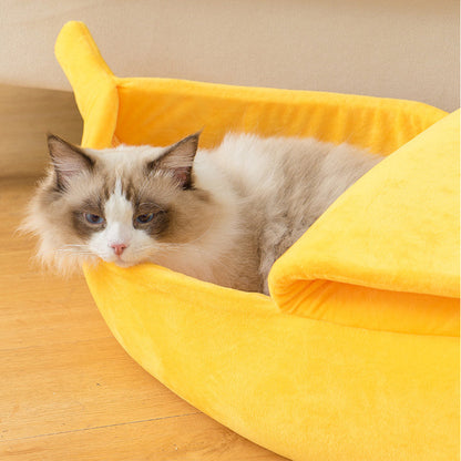 Banana Pet Bed – Funny Dog &amp; Cat House