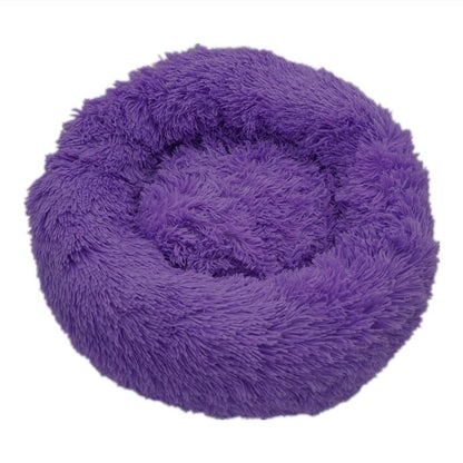 Calming Donut Bed for Dogs &amp; Cats