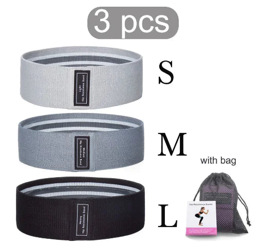 Polyester Latex Hip Resistance Band for Squat Yoga