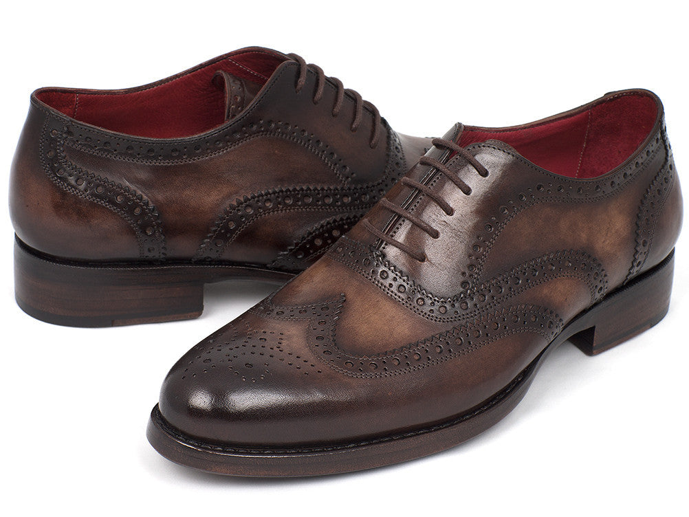 Paul Parkman Wingtip Oxfords Goodyear Welted Brown (ID