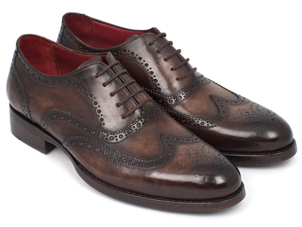 Paul Parkman Wingtip Oxfords Goodyear Welted Brown (ID