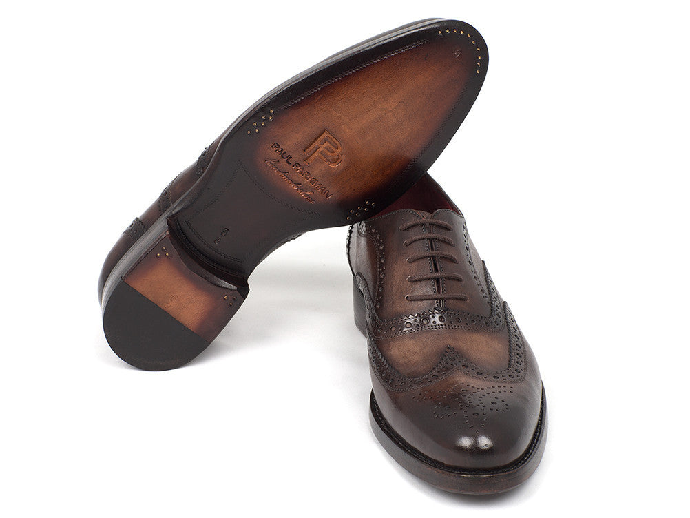 Paul Parkman Wingtip Oxfords Goodyear Welted Brown (ID