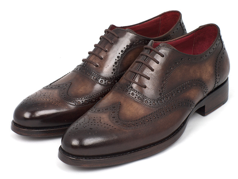 Paul Parkman Wingtip Oxfords Goodyear Welted Brown (ID