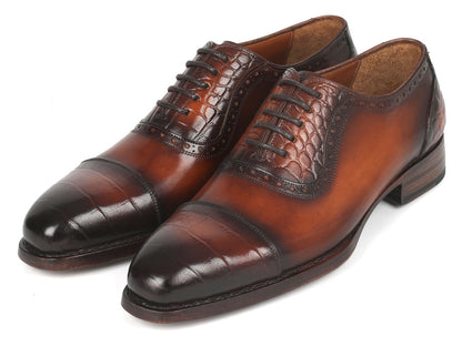 Paul Parkman Goodyear Welted Cap Toe Oxfords Brown (ID