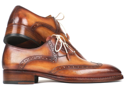 Paul Parkman Goodyear Welted Ghillie Lacing Wingtip Brogues (ID