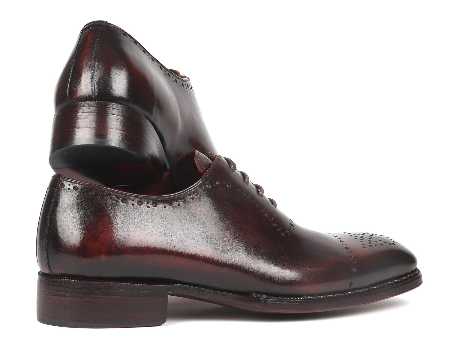 Paul Parkman Dark Bordeaux Goodyear Welted Oxfords (ID