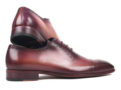 Paul Parkman Burgundy Hand-Painted Classic Brogues (ID