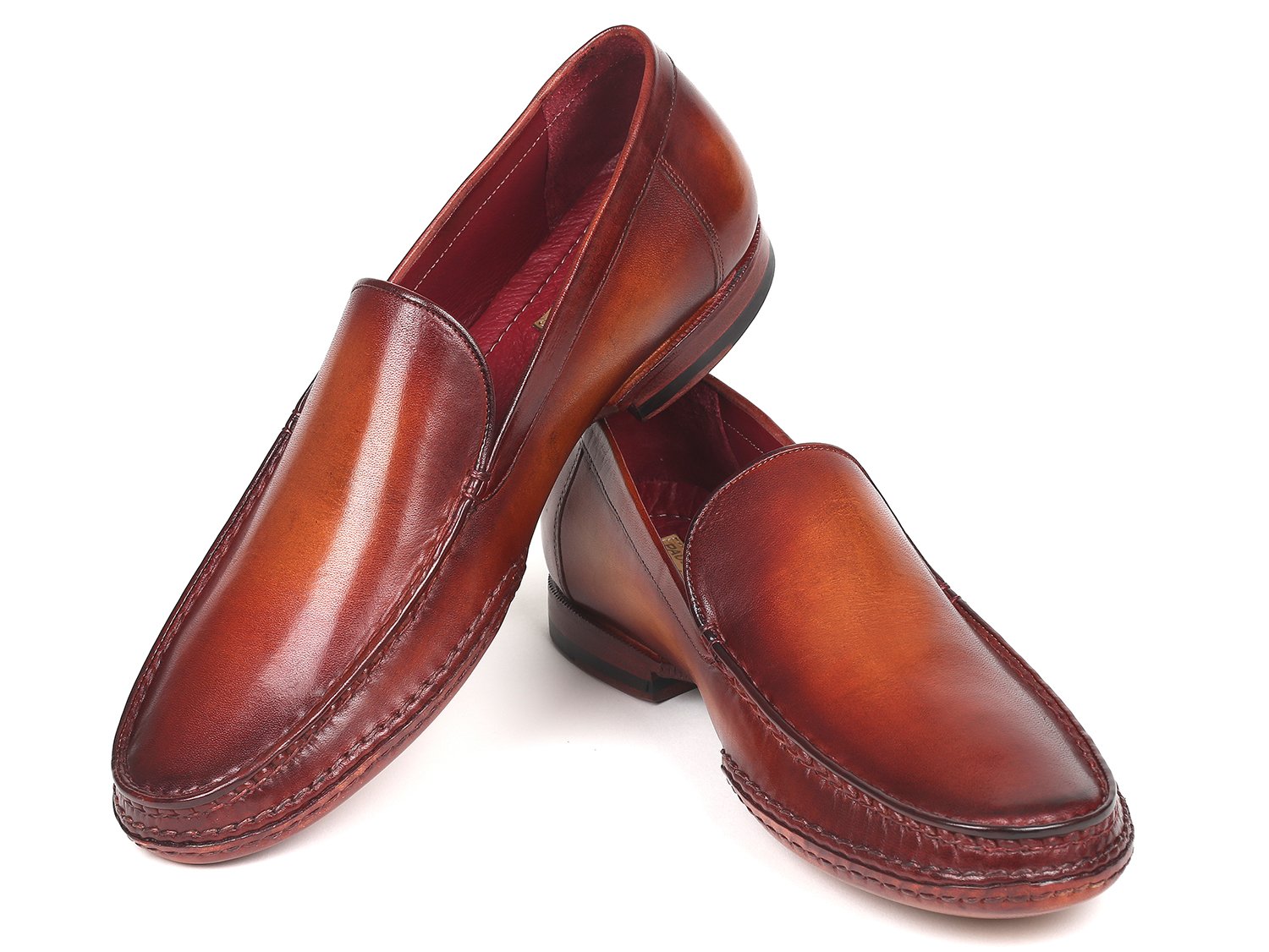 Paul Parkman Hand-Sewn Moccasins Brown (ID