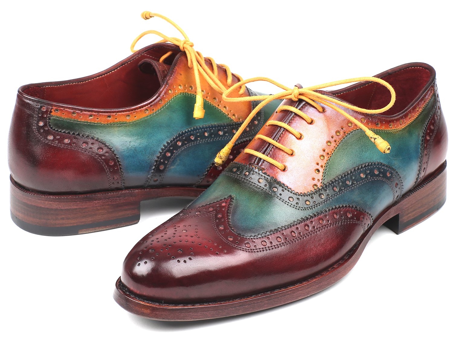 Paul Parkman Wingtip Oxfords Goodyear Welted Multi-Color (ID