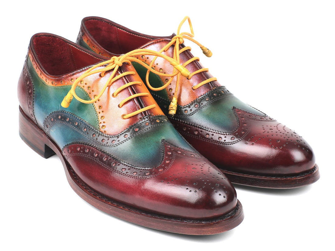 Paul Parkman Wingtip Oxfords Goodyear Welted Multi-Color (ID