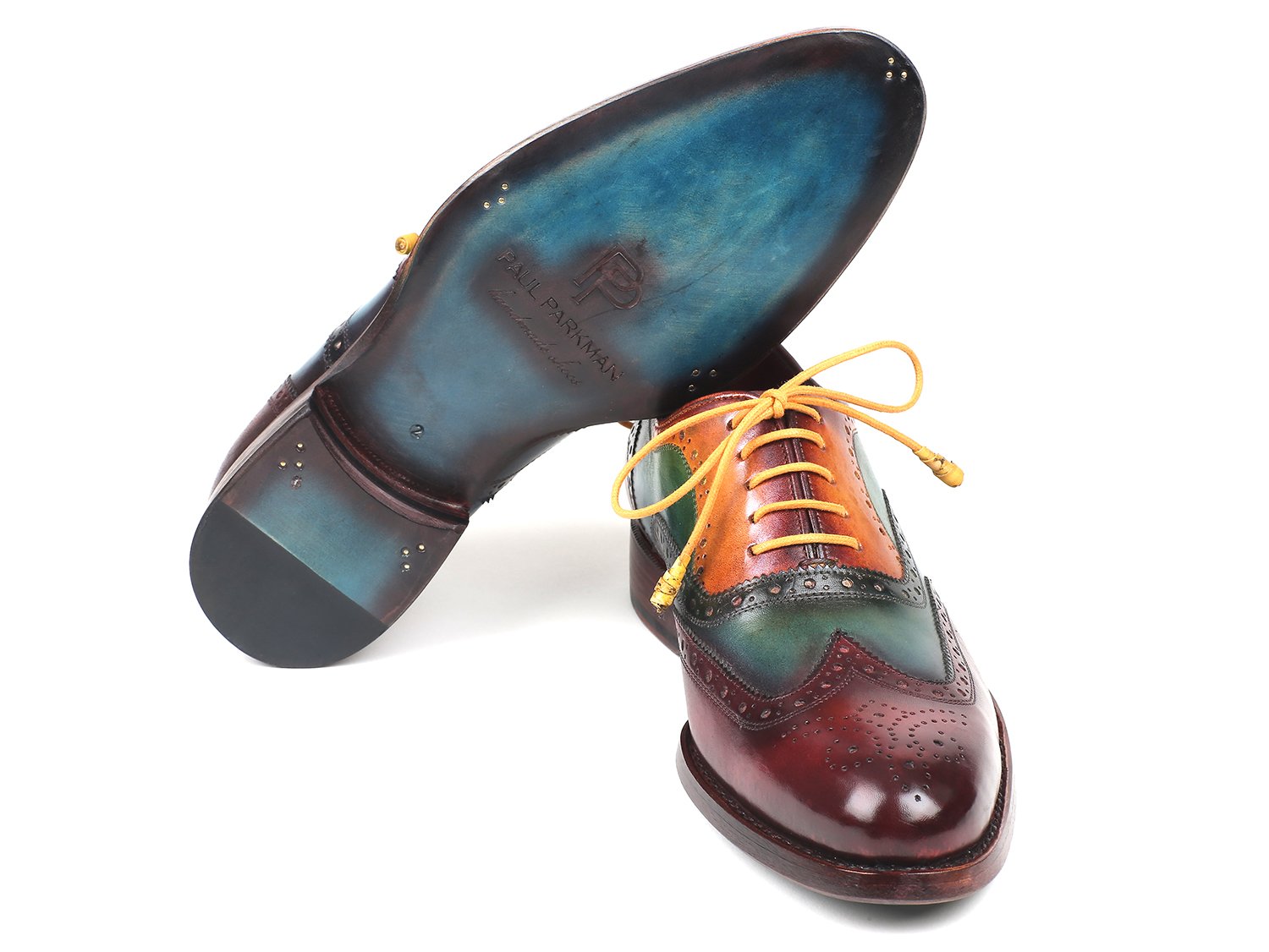 Paul Parkman Wingtip Oxfords Goodyear Welted Multi-Color (ID