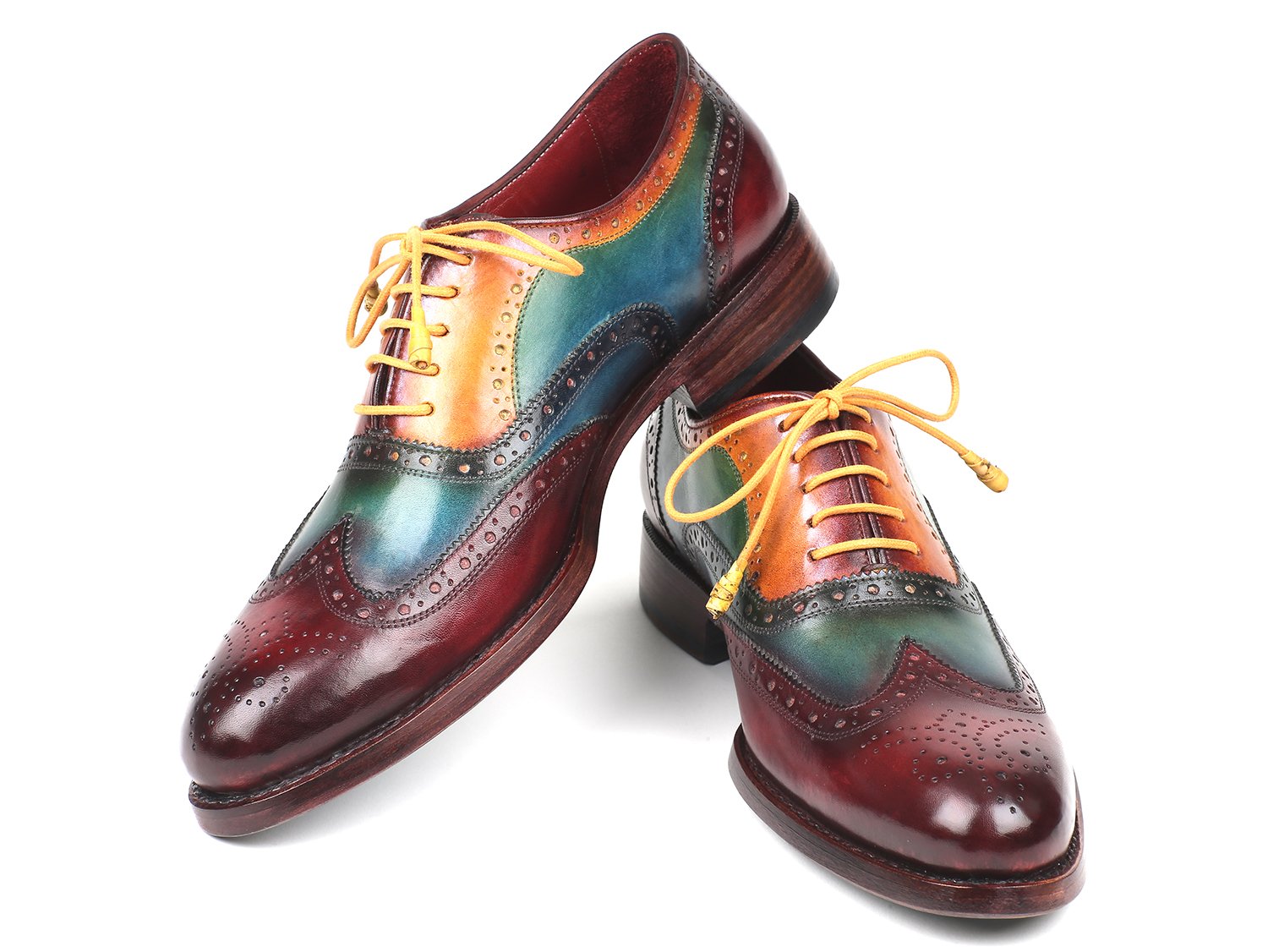 Paul Parkman Wingtip Oxfords Goodyear Welted Multi-Color (ID