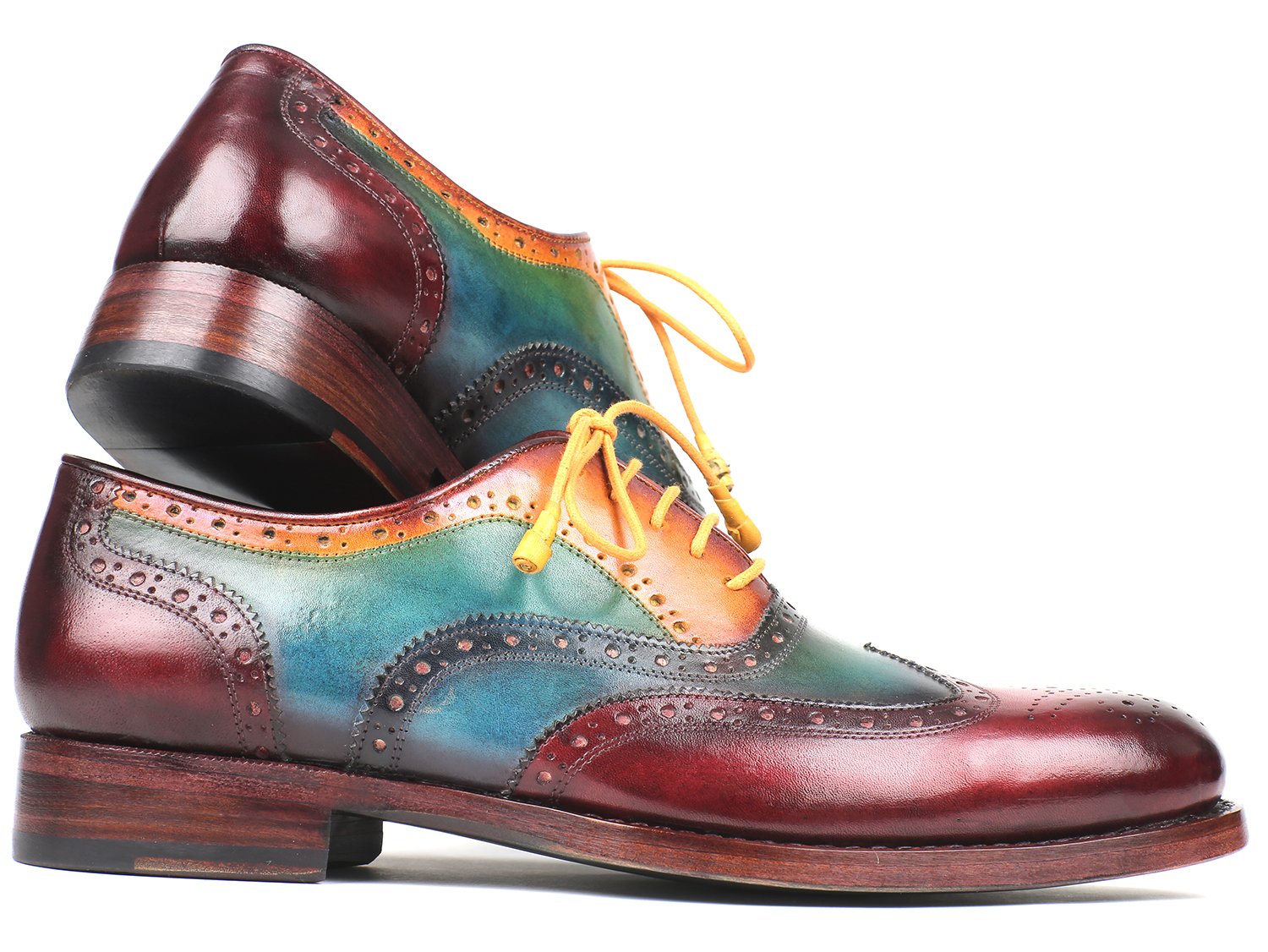 Paul Parkman Wingtip Oxfords Goodyear Welted Multi-Color (ID