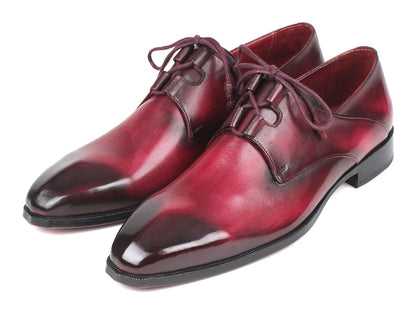 Paul Parkman Ghillie Lacing Bordeaux Dress Shoes (ID