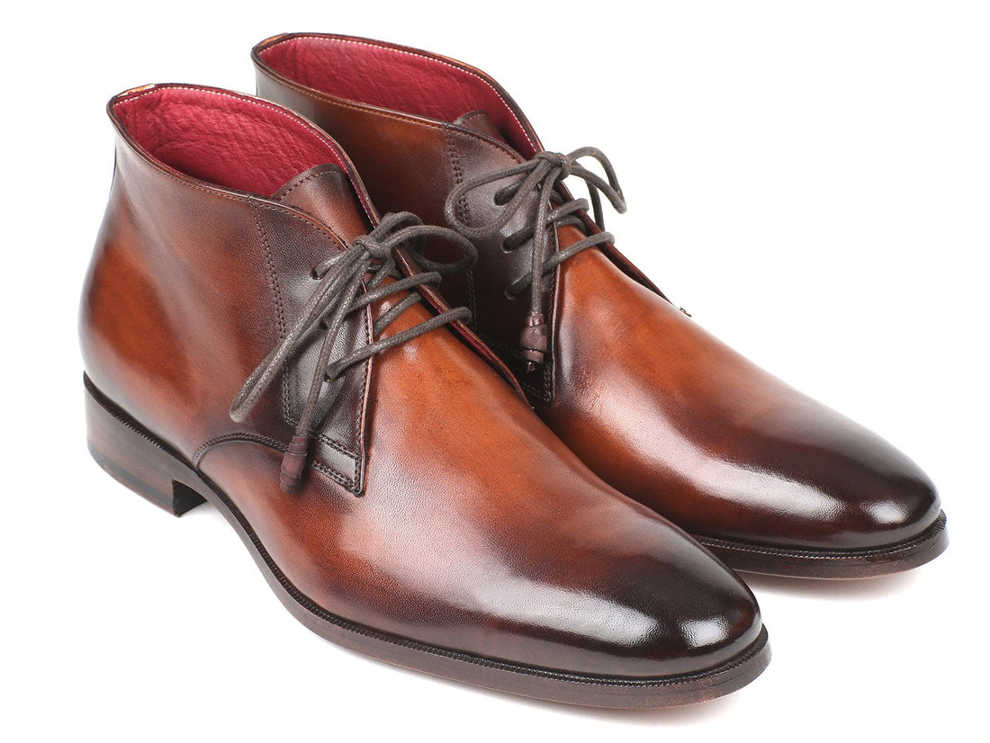 Paul Parkman Chukka Boots Camel & Brown (ID