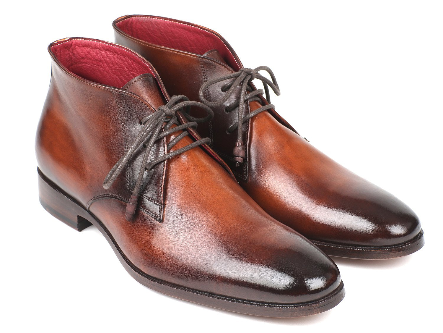 Paul Parkman Chukka Boots Camel &amp; Brown (ID