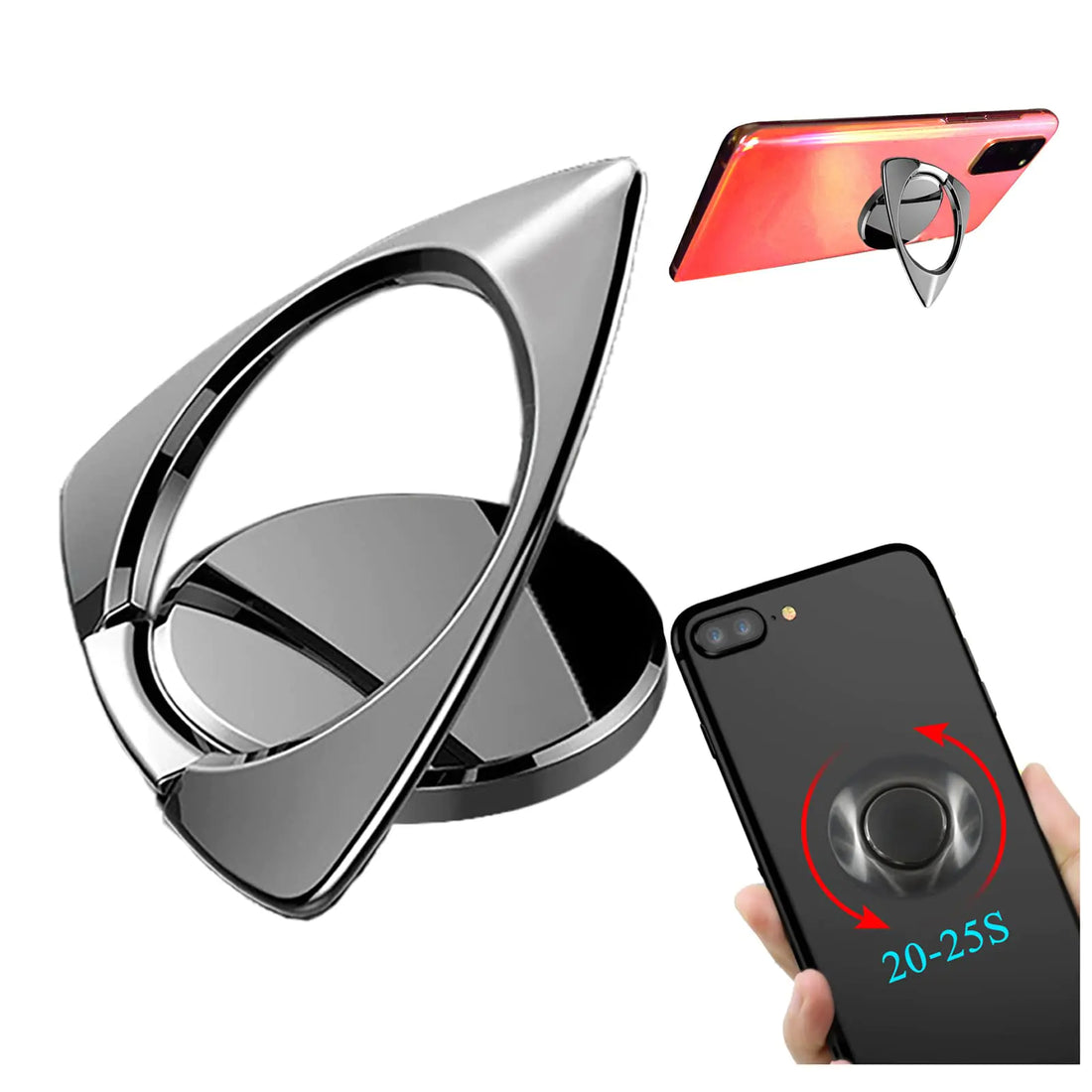 Metal Fidget Spinner Phone Ring Holder