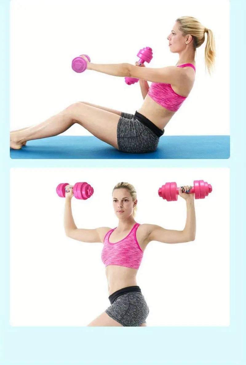 Adjustable Water-Filled Dumbbell Bottle